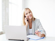 businesswoman with phone